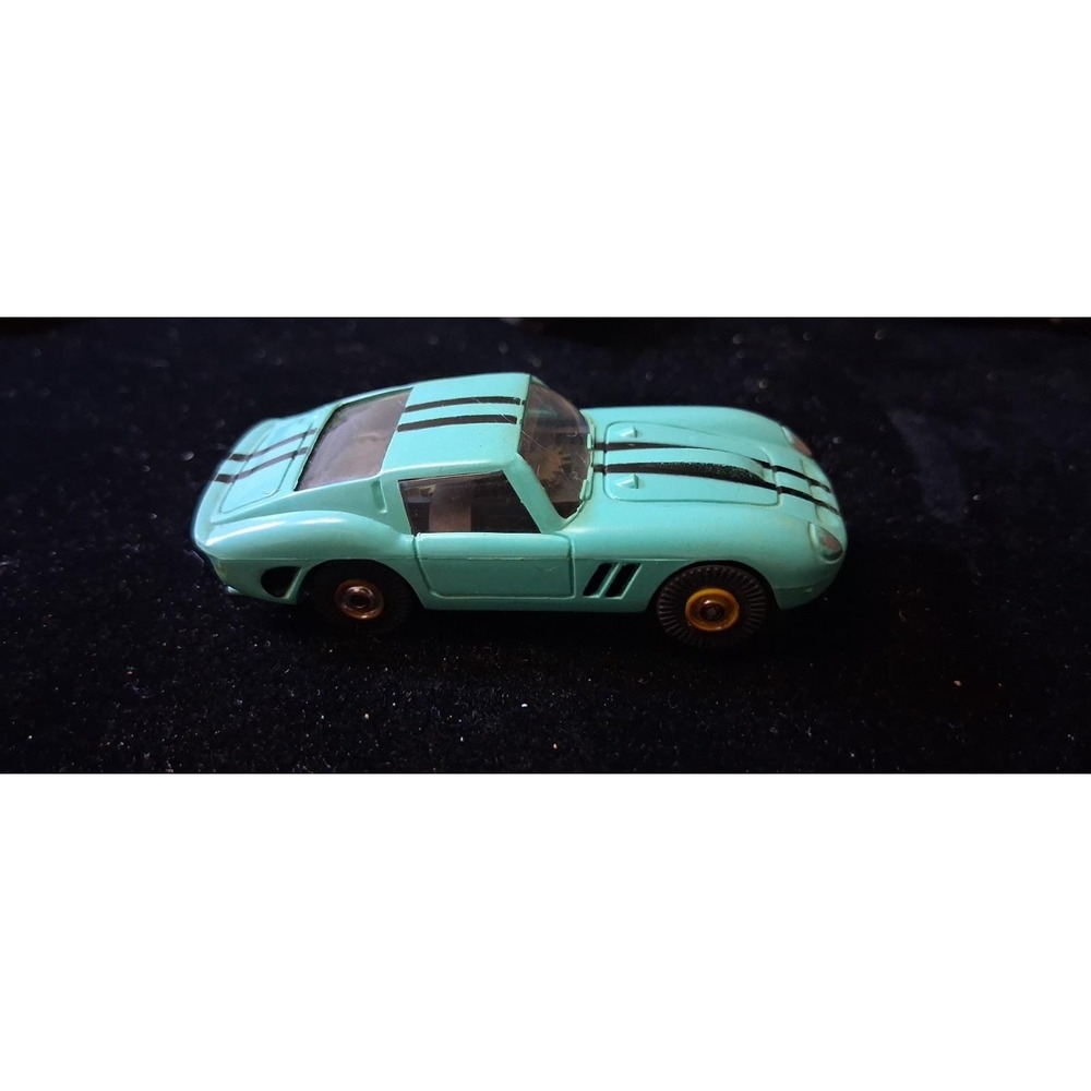 Vintage Aurora Thunderjet 500 Ferrari 250 Slot Car in aqua